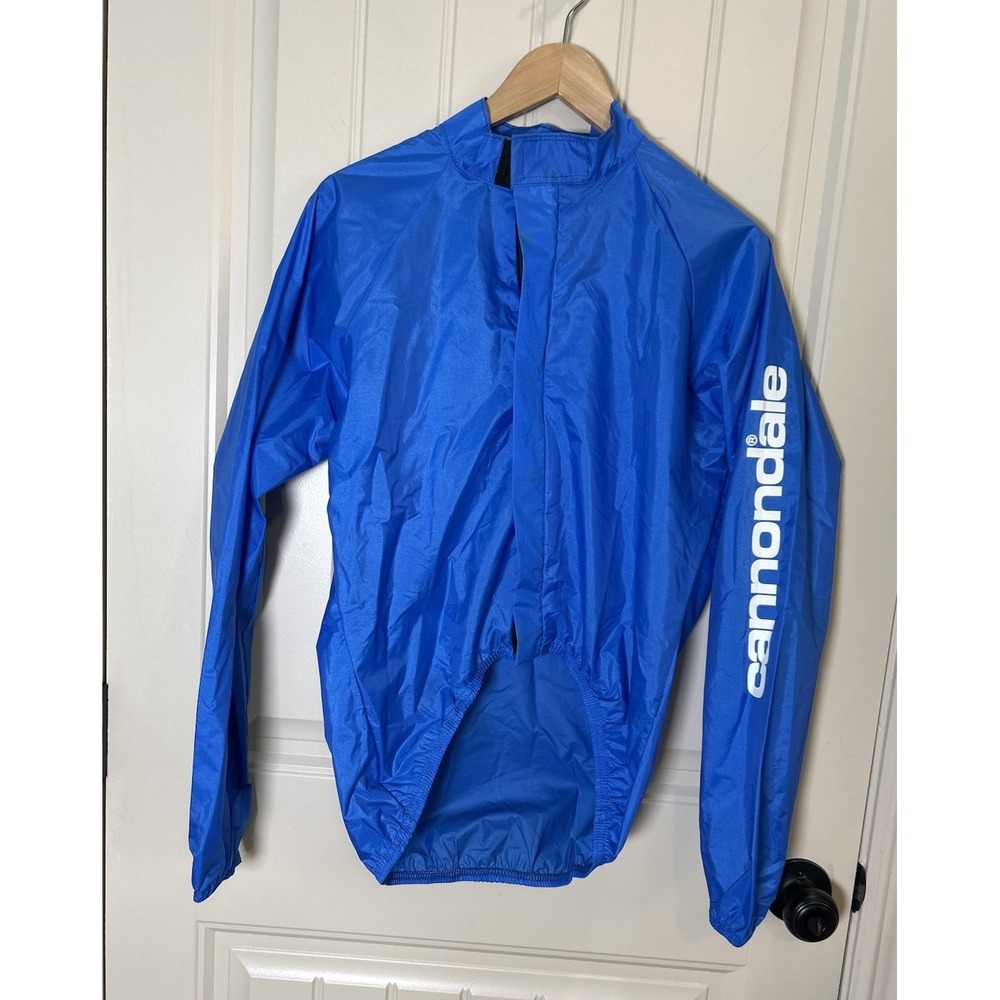 Vintage Cannondale Cycling Jacket Size Small Blue Lightweight Made USA  Zip Up